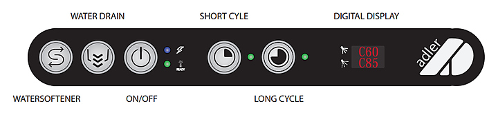 Посудомоечная машина с фронтальной загрузкой Adler ECO 50 DPPD 380В