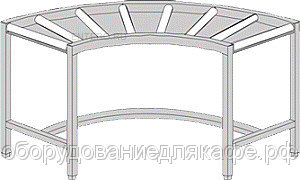Стол роликовый Kromo K21 угловой